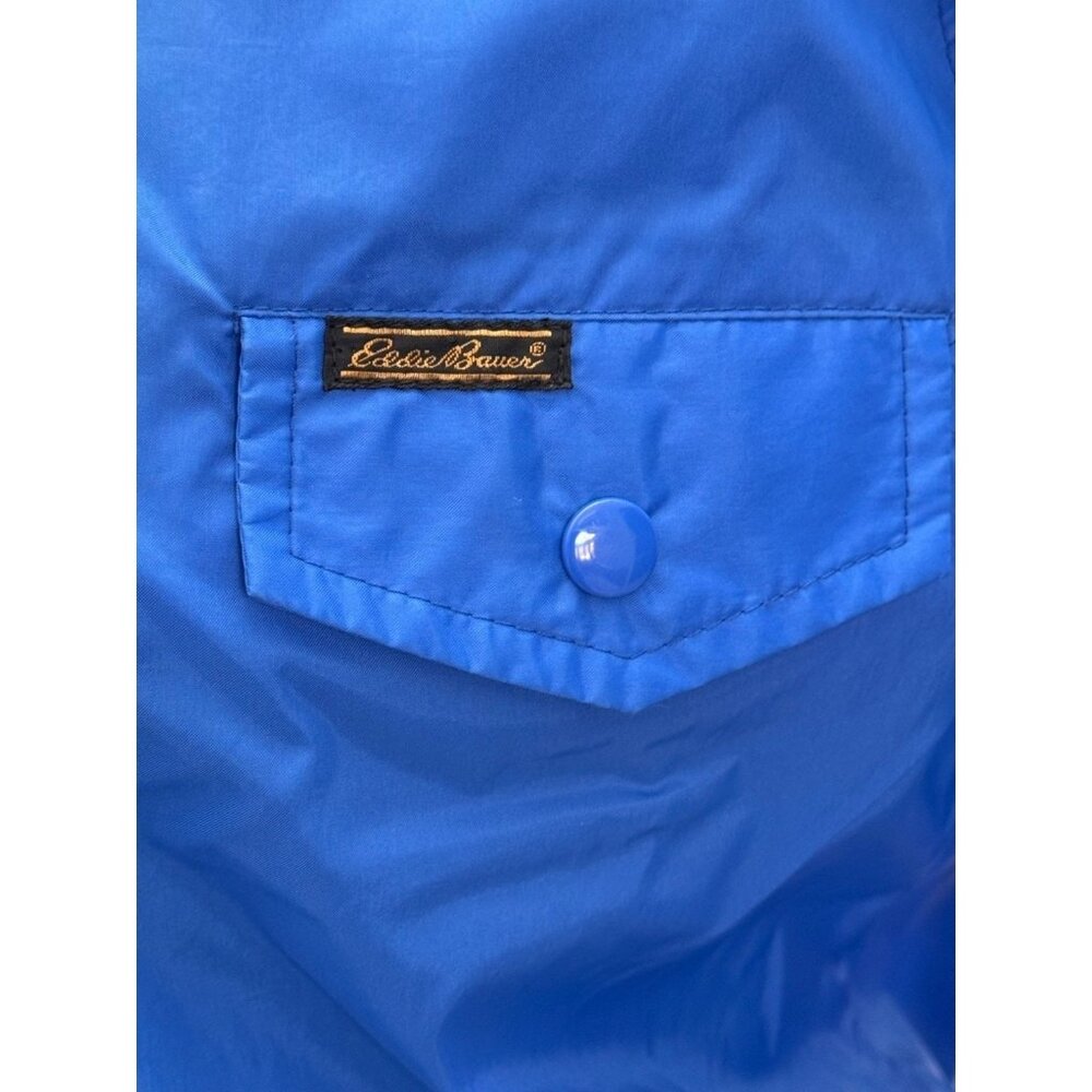 Vintage Windbreaker Pullover Jacket Eddie Bauer Size Small Blue - Picture 9 of 16
